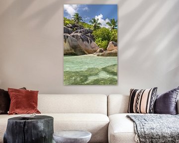 Traumstrand Anse Source d'Argent (La Digue / Seychellen) von t.ART