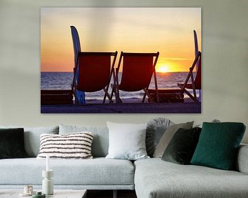 Sunset on the beach
