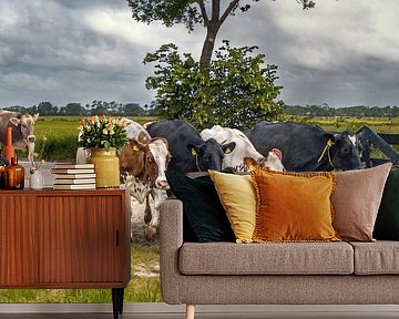 Seeländische Kühe von Lisette van Peenen