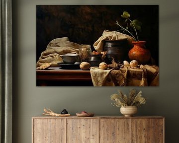 Kochen und Essen von ARTEO Gemälde