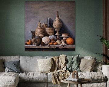 Still life with food by ARTEO Paintings