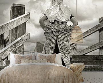 The stairs to the beach by Lisette van Peenen