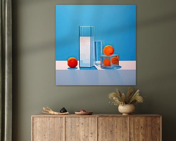 Verre de lait moderne sur Tableaux ARTEO