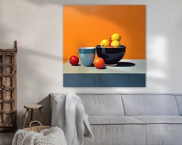 Cuisine orange sur Tableaux ARTEO