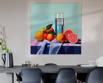 Grapefruits | Modern Stilleven van ARTEO Schilderijen
