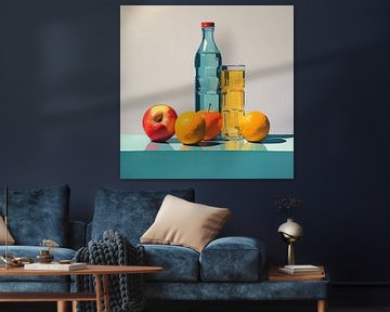 Peinture de jus de fruits sur Tableaux ARTEO