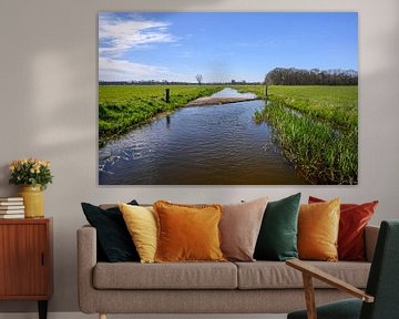 Paysage naturel enchanteur d'un cours d'eau aux Pays-Bas - Limbourg sur Kristof Leffelaer