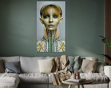 Futuristic Botanical Lady