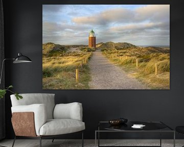 Sylt cross light Red Cliff in Kampen by Michael Valjak