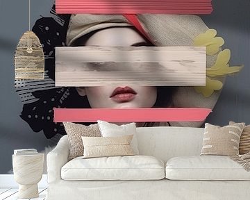 Modeporträt "Anonymous" mit Fluor von Carla Van Iersel