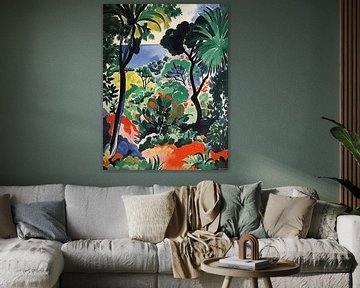 Colorful Flora in Matisse Style by Your unique art