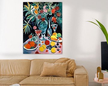 Tropical Matisse Cocktails No.2 van Your unique art