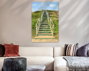 Sylt Stairs to the Uwe Dune by Michael Valjak