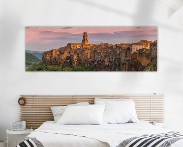 Zonsopkomst in Pitigliano