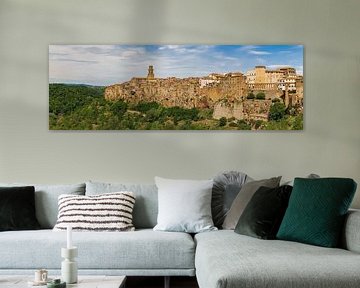 Panorama van Pitigliano