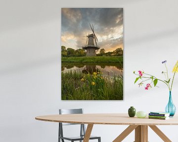 Windmühle de Juffer in Gasselternijveen von KB Design & Photography (Karen Brouwer)