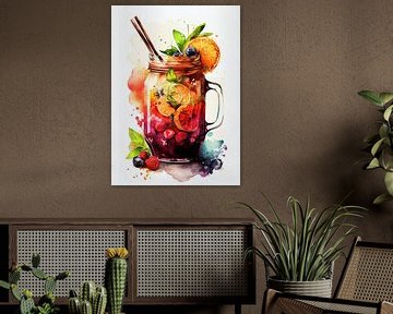 Wine and fruit fusion by JBJart Justyna Jaszke