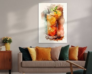 Tropical tea party drink by JBJart Justyna Jaszke