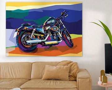 Sportster 48 Wpap Pop Art sur Noval Purnama