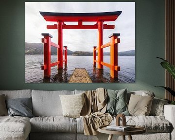 Hakone - Lake Ashi - Heiwa no Torii (Japan) van Marcel Kerdijk