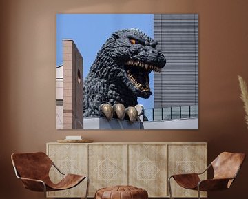 Godzilla Shinjuku Tokyo Japon sur Marcel Kerdijk