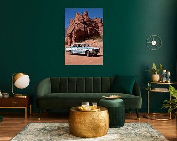 Los Colorados with vintage Peugeot (5) by Jolanda van Eek en Ron de Jong