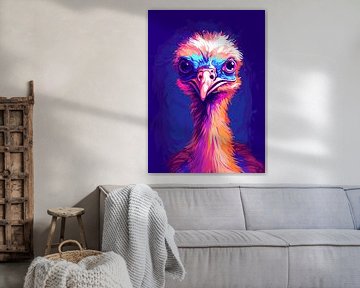 Wilde Natuur Dieren WPAP Kleurstijl van Qreative