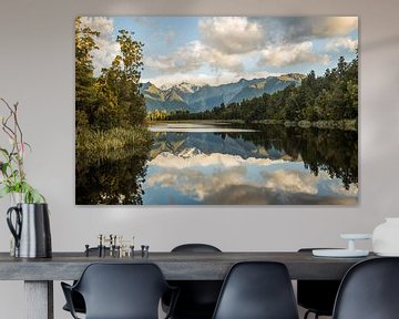 Lake Matheson, Fox Glacier, New Zealand by Thomas van der Willik