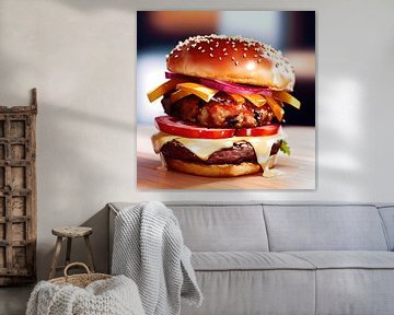 Leckere Burger (a.i. art)