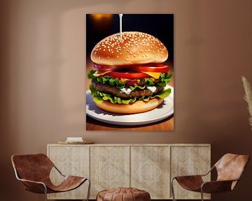Leckere Burger (a.i. art)