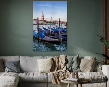 VENICE Grand Canal and St Mark's Campanile by Melanie Viola