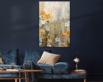 Schilderij Droge Bloemen | Droog Bloemen van ARTEO Schilderijen