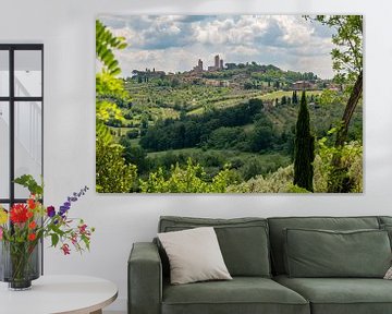 San Gimignano, Toscane van Mark Bolijn