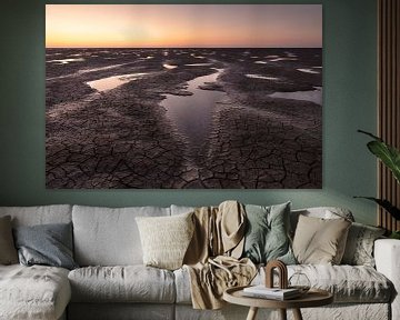 Stukturen im Wattenmeer bei Koehool von KB Design & Photography (Karen Brouwer)