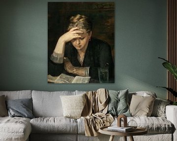 Le lecteur (Portrait de Dina Babanina, une cousine de l'artiste), Marie Bashkirtseff