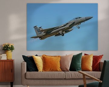 Take-off McDonnell Douglas F-15C Eagle. by Jaap van den Berg