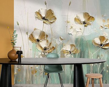 Goud Groen van ARTEO Schilderijen