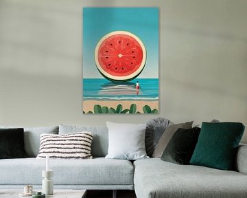 Wassermelonen-Fata Morgana