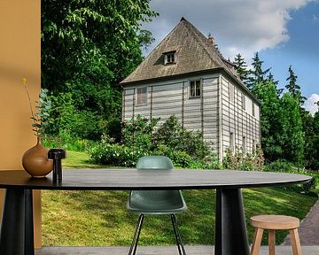 Goethes tuinhuis in het park aan de Ilm, Weimar