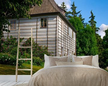 Goethes tuinhuis in het park aan de Ilm, Weimar