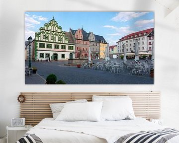 Marketplace Weimar by Mixed media vector arts
