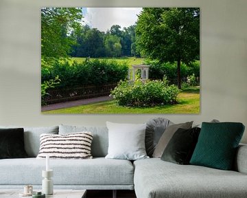 View from Goethe's summer house to Ilm Park by Mixed media vector arts