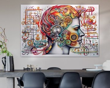 Painting Technological Tapestry by ARTEO Paintings