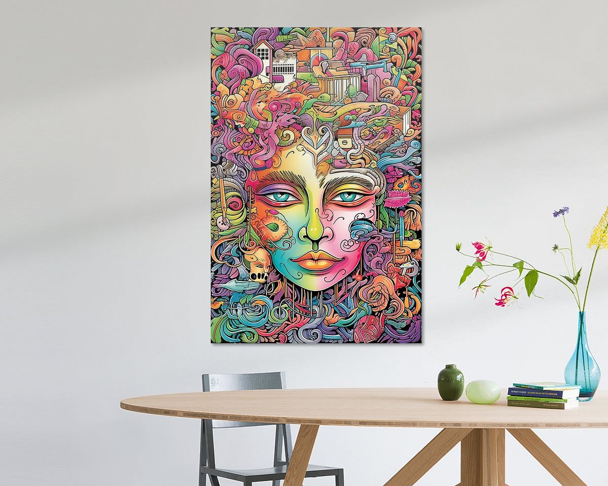 Example of the artwork in a room