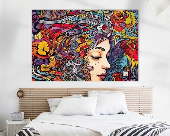 Example of the artwork in a room