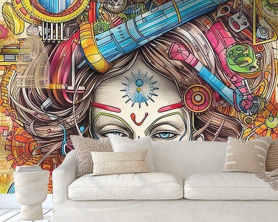 Example of the artwork in a room