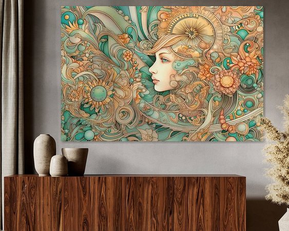 Example of the artwork in a room