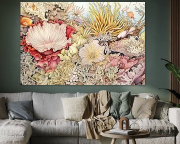 Peinture Whispering Grace | Art de la relaxation sur Tableaux ARTEO