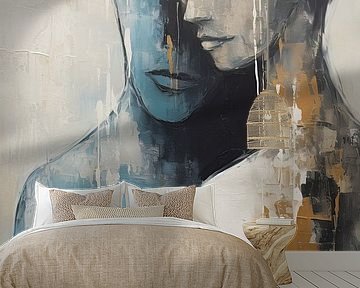 Schilderij Melodic Bonds | Love van Blikvanger Schilderijen