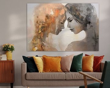 Peinture Spectral Symphony | Embrace me sur Blikvanger Schilderijen